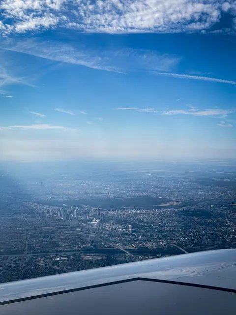 Paris From 10,000ft Above